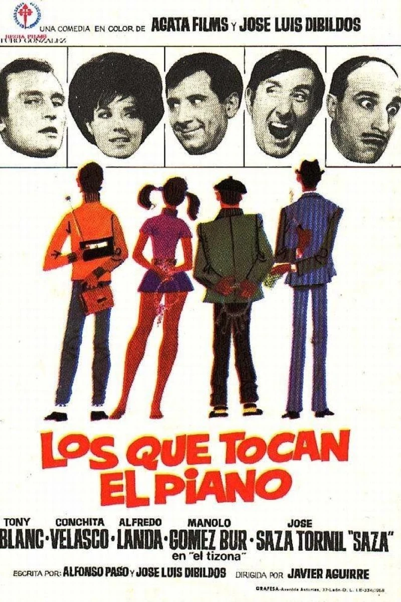 Los que tocan el piano Plakat