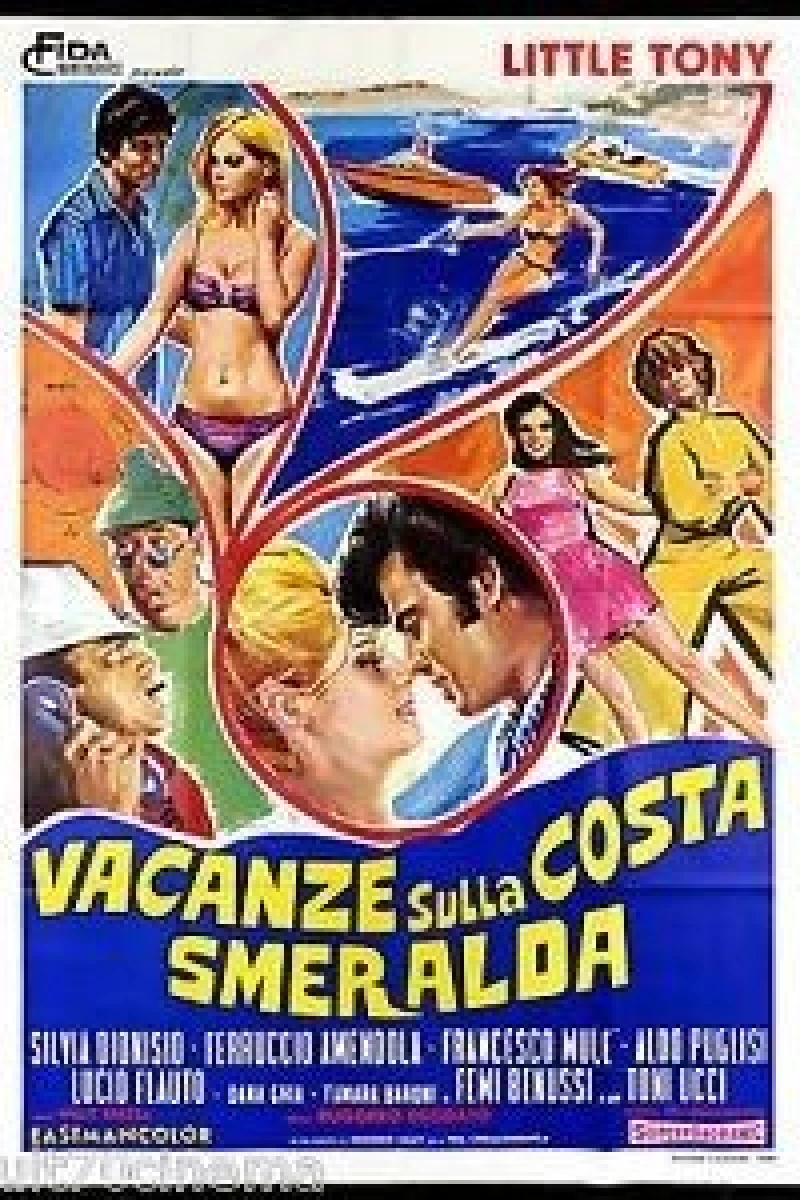 Vacanze sulla Costa Smeralda Plakat