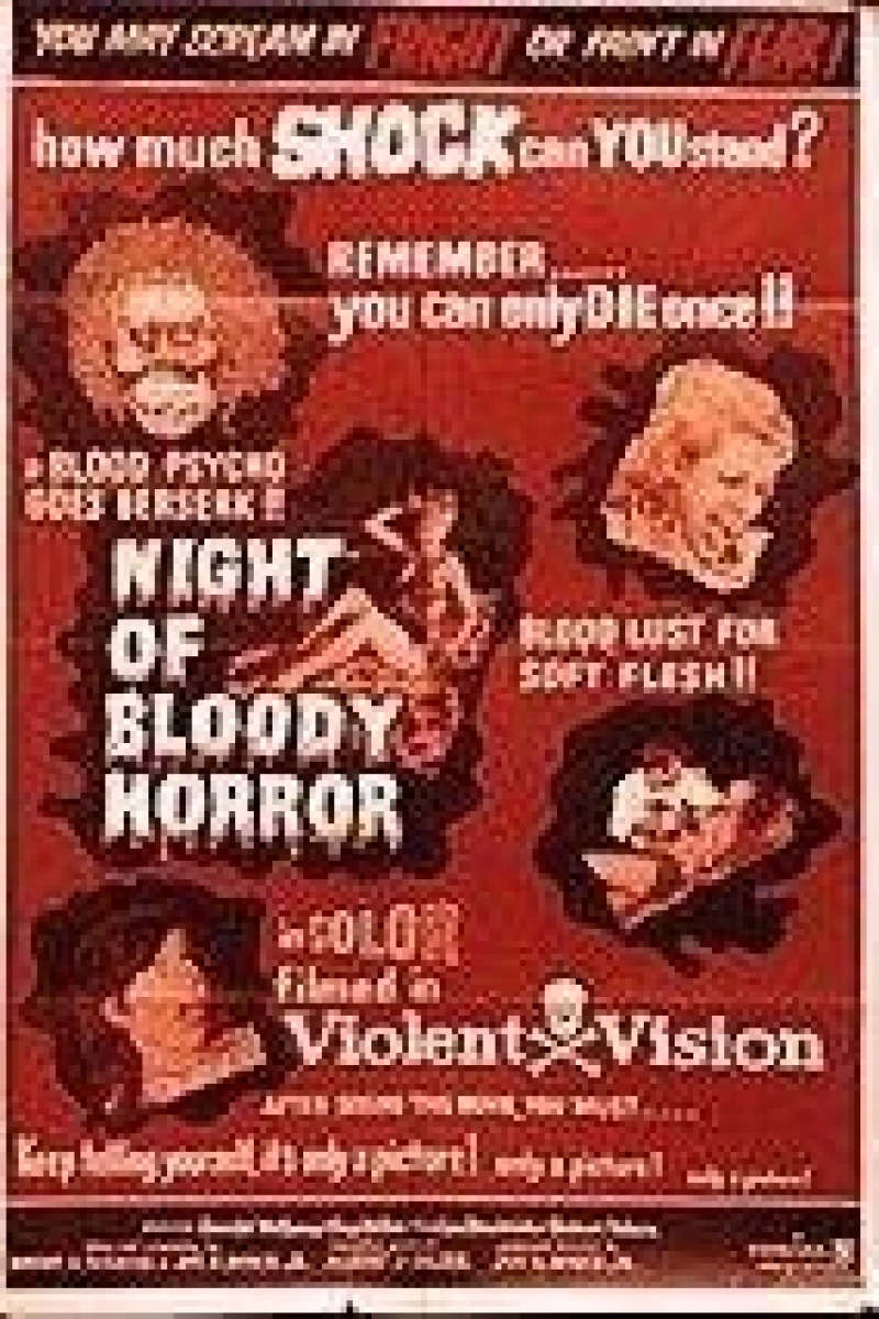 Night of Bloody Horror Plakat