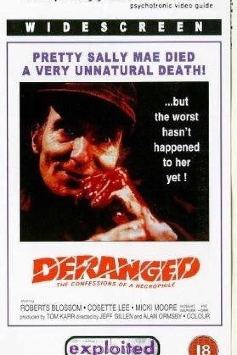 Deranged: Confessions of a Necrophile Plakat