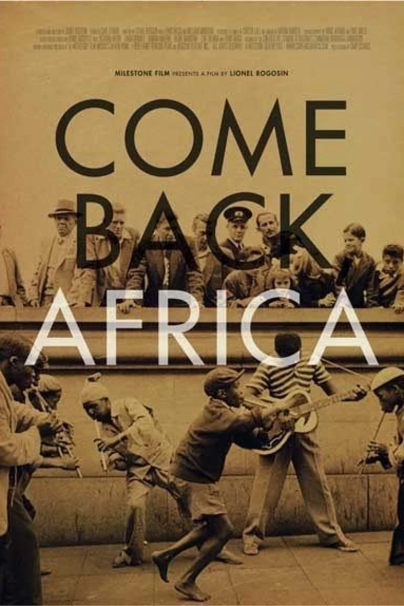 Come Back, Africa Plakat