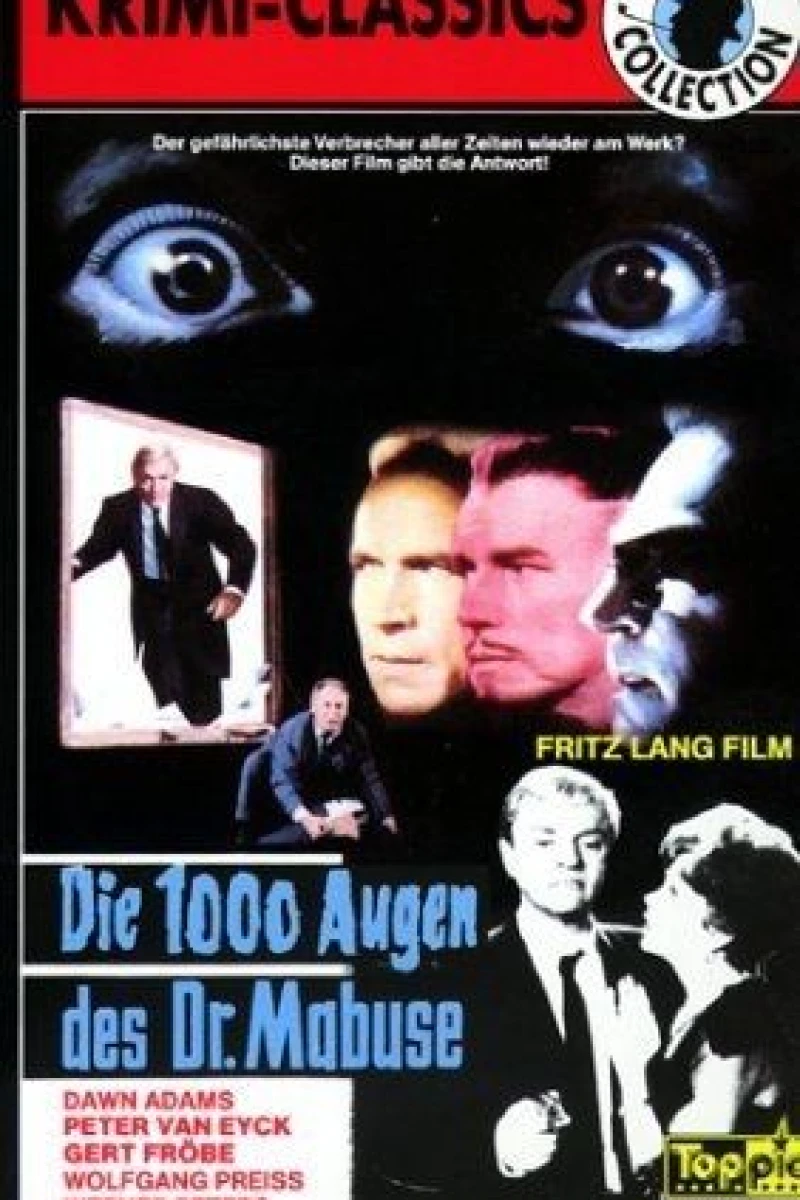 The 1,000 Eyes of Dr. Mabuse Plakat