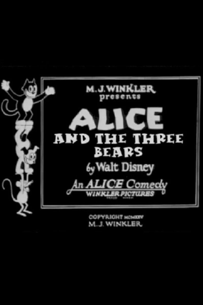 Alice and the Three Bears Plakat