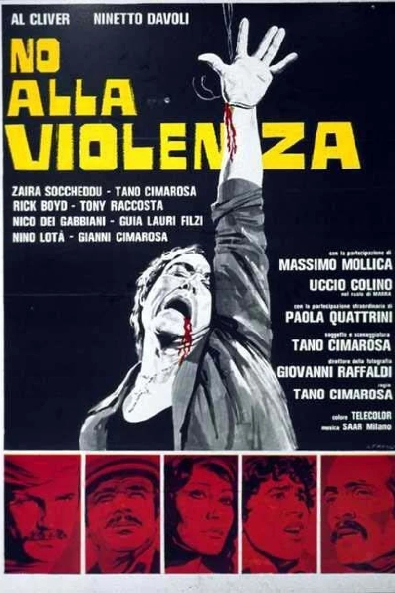 No alla violenza Plakat