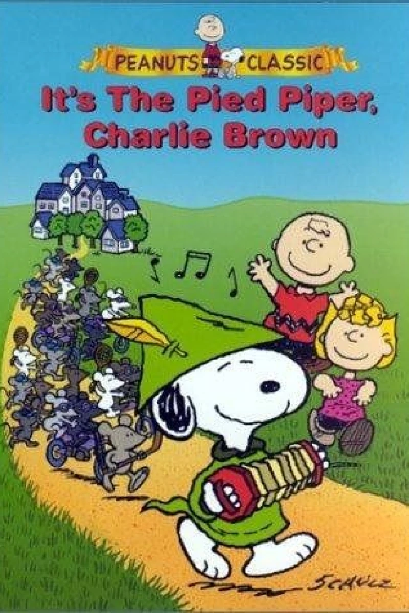 It's the Pied Piper, Charlie Brown Plakat