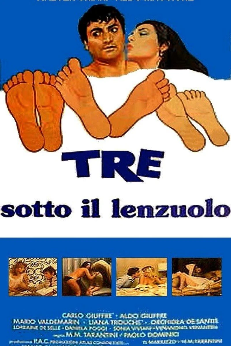 Tre sotto il lenzuolo Plakat