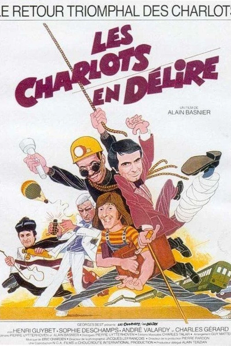 Les Charlots en délire Plakat