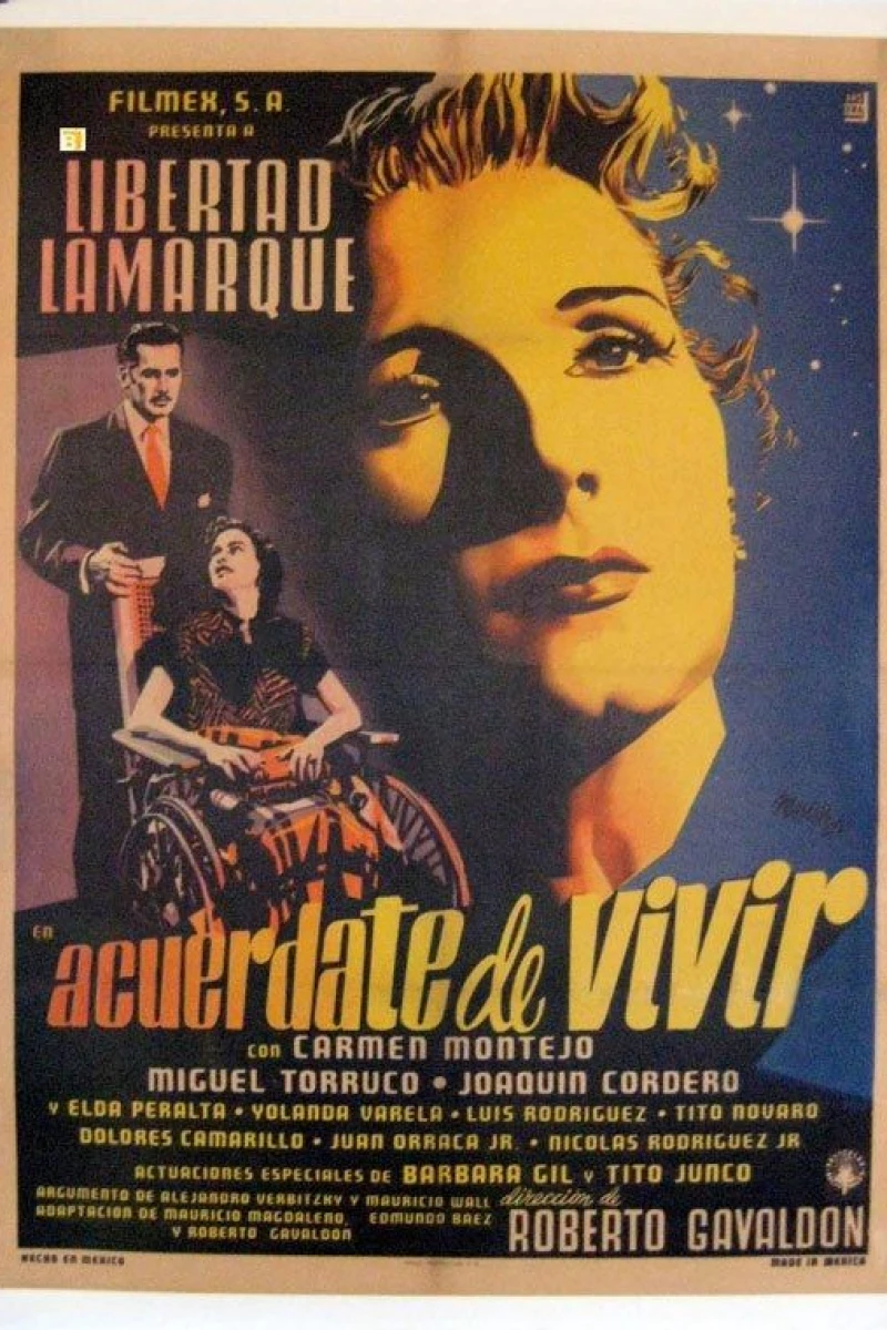 Acuérdate de vivir Plakat