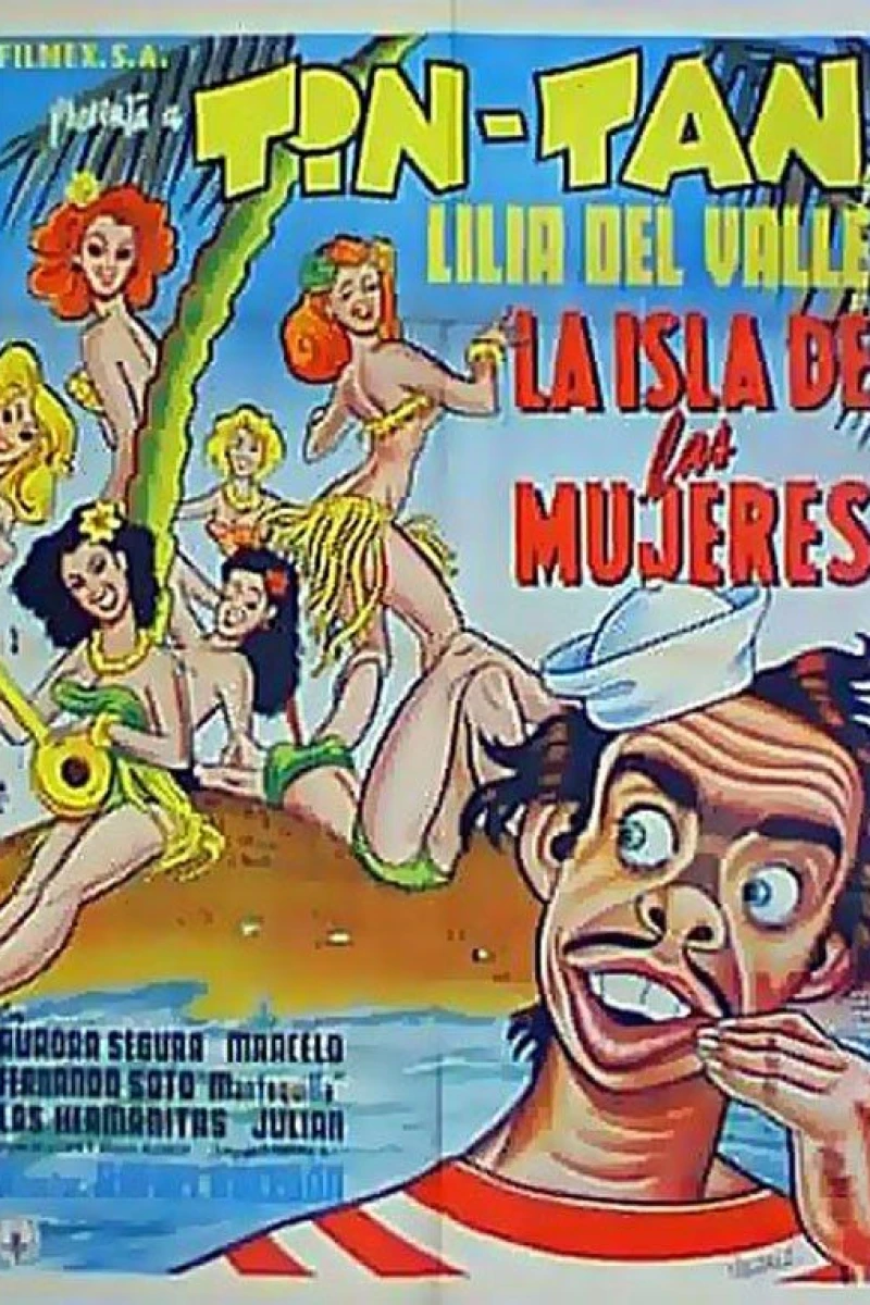 La isla de las mujeres Plakat