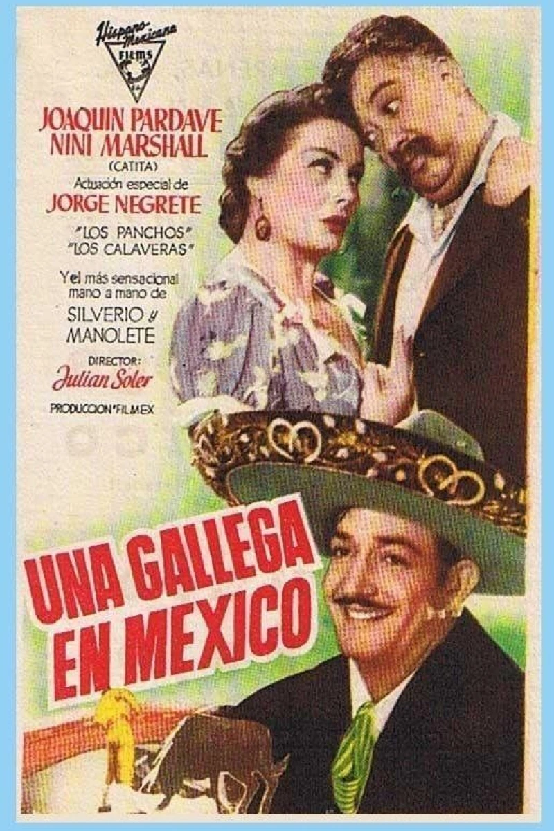 Una gallega en México Plakat