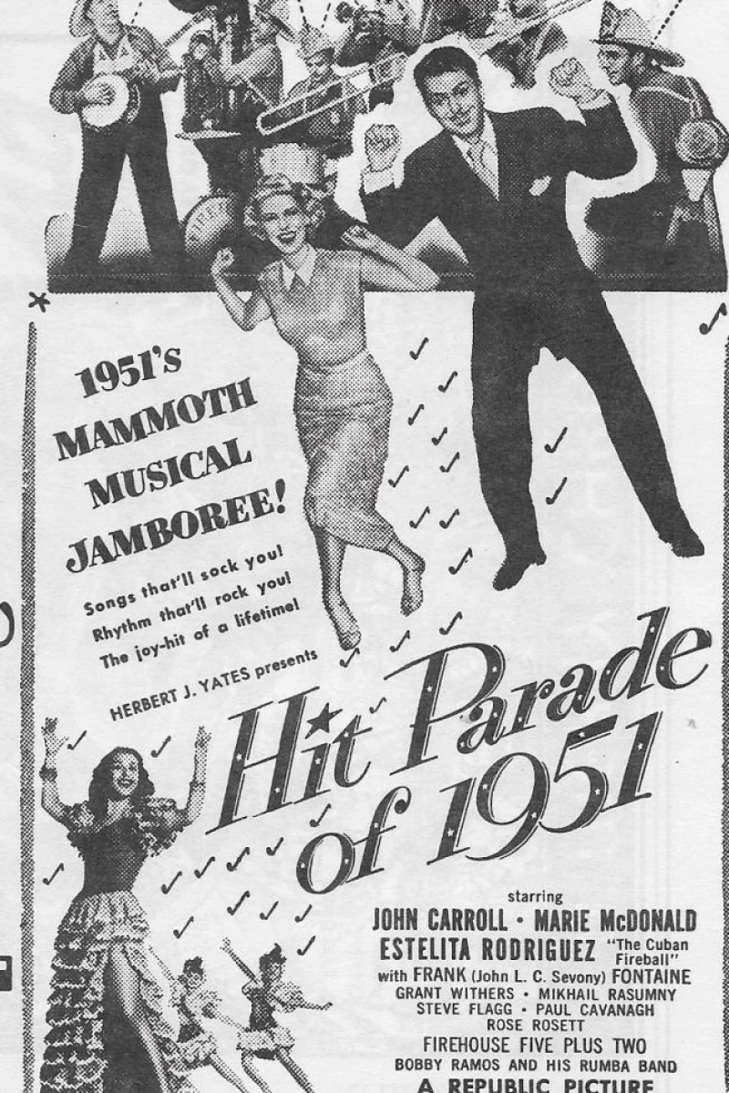 Hit Parade of 1951 Plakat