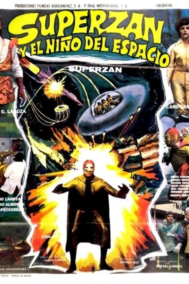 Superzan y el niño del espacio Plakat