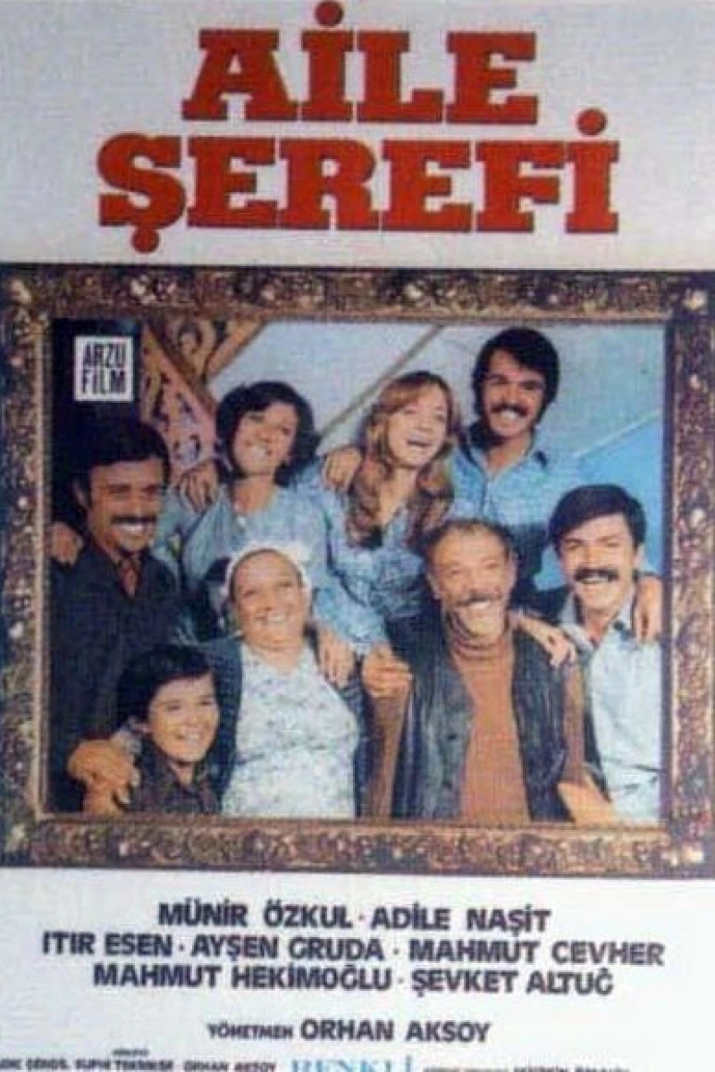 Aile Serefi Plakat