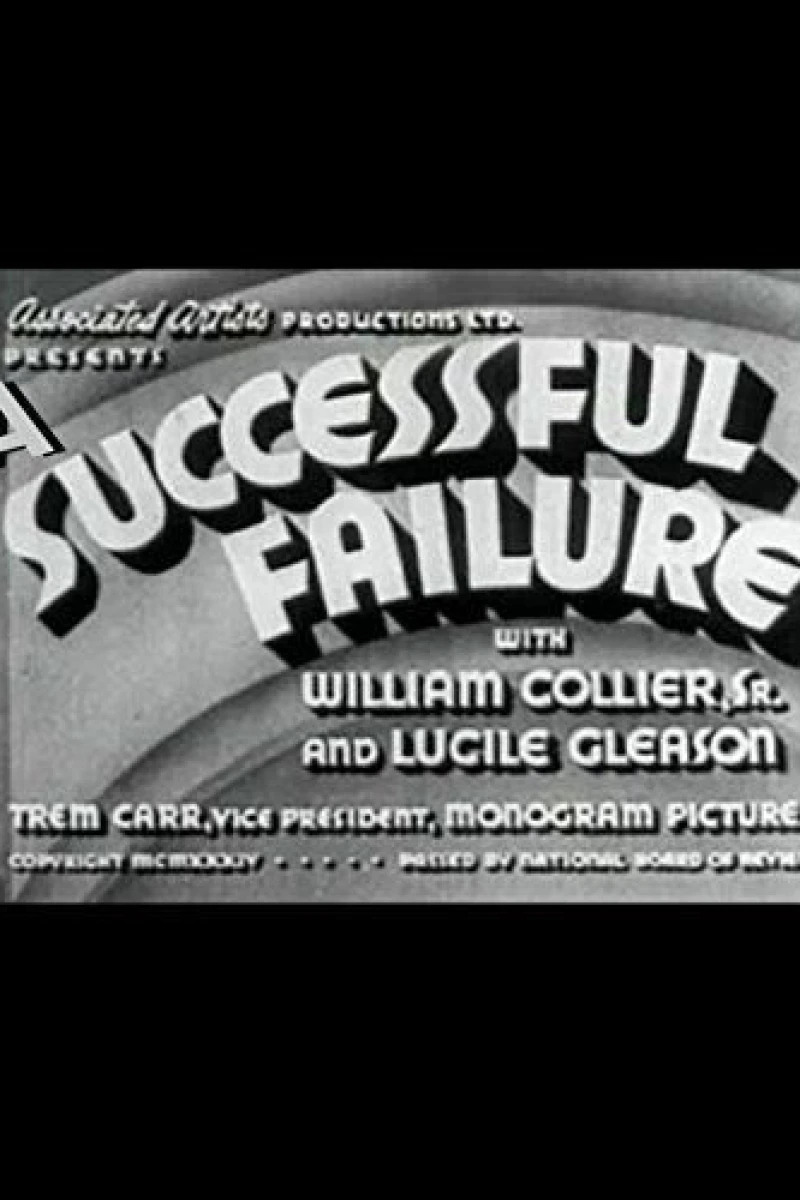 A Successful Failure Plakat