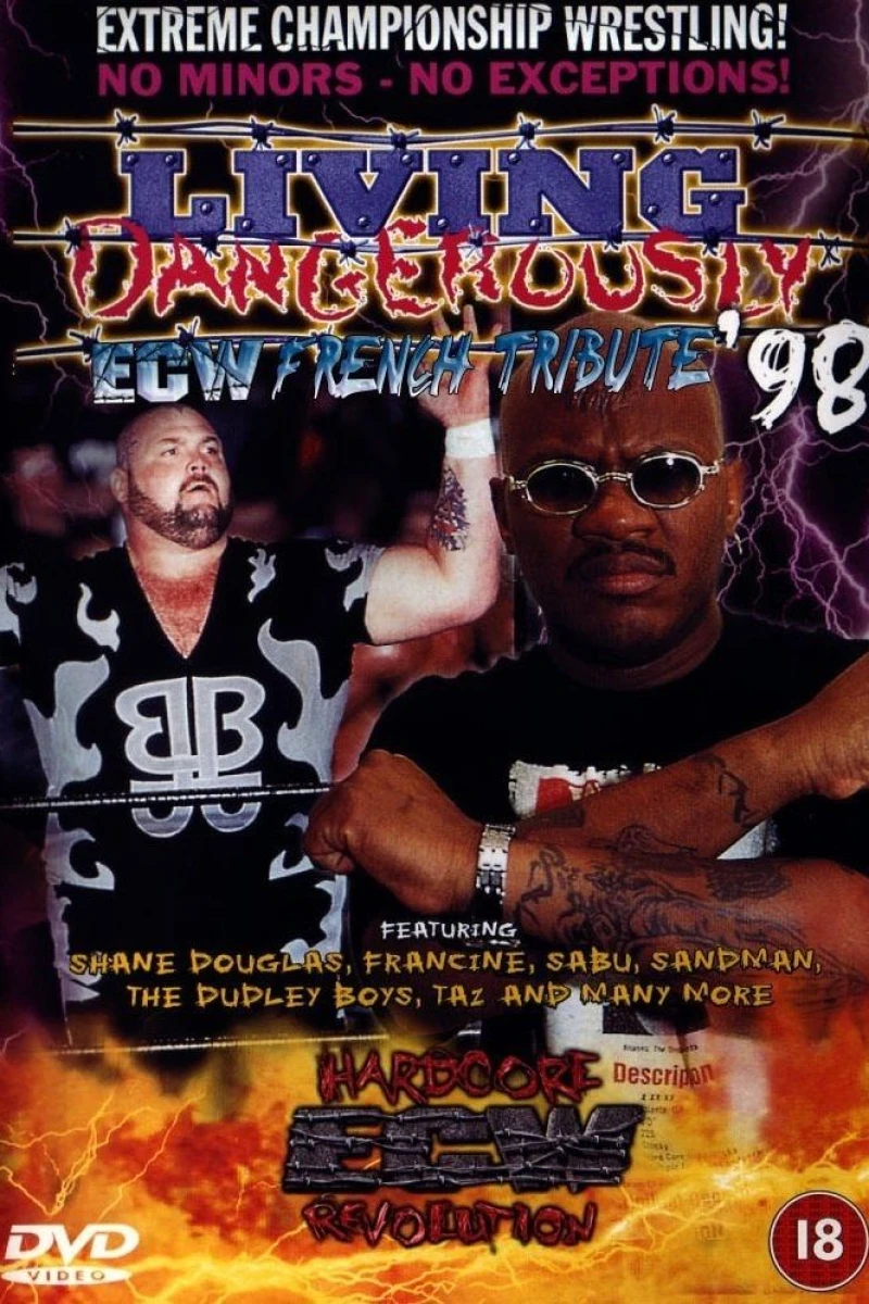 ECW Living Dangerously '98 Plakat