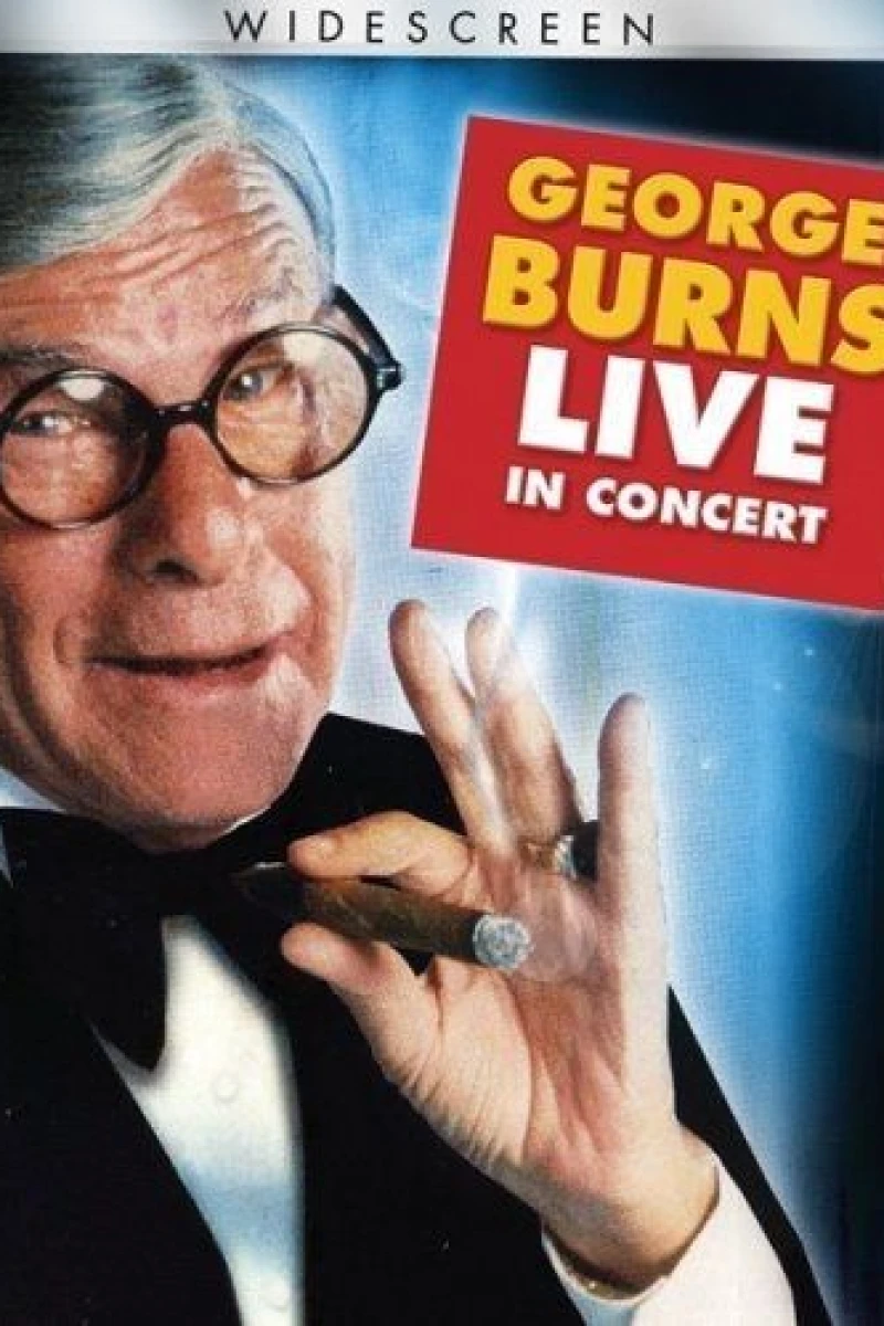 George Burns in Concert Plakat