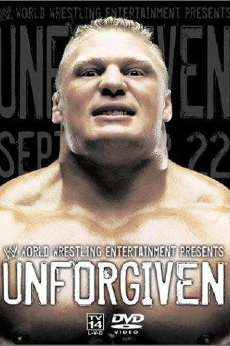 WWE Unforgiven Plakat