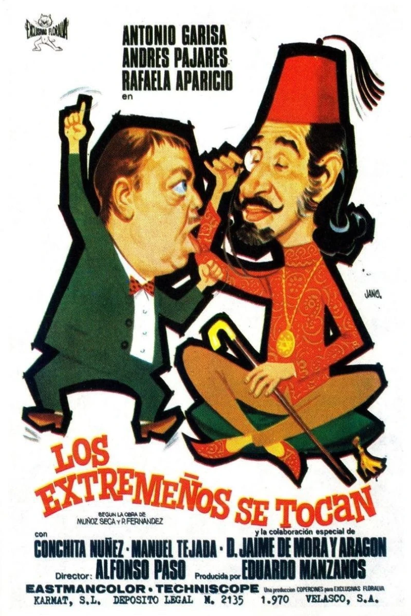 Los extremeños se tocan Plakat