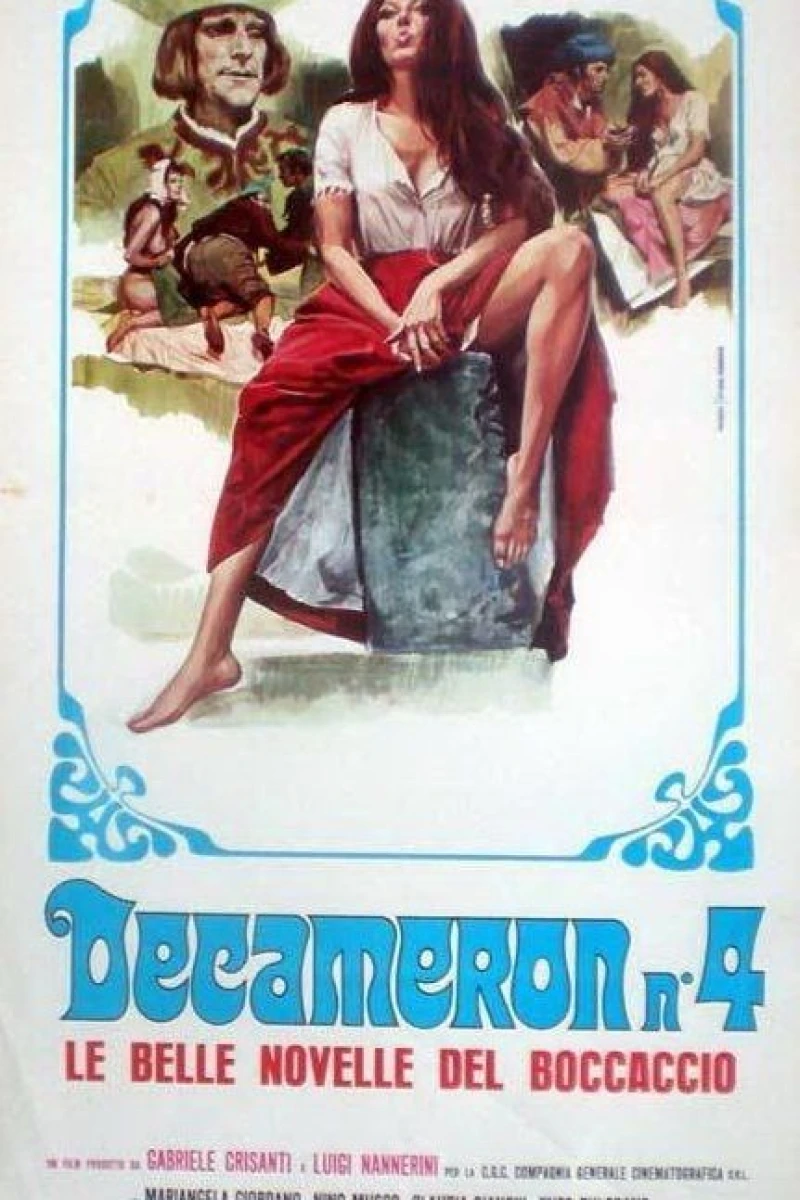 Decameron n 4 - Le belle novelle del Boccaccio Plakat