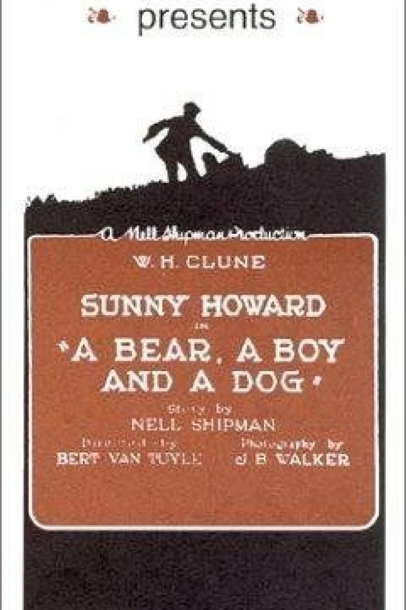 A Bear, a Boy and a Dog Plakat