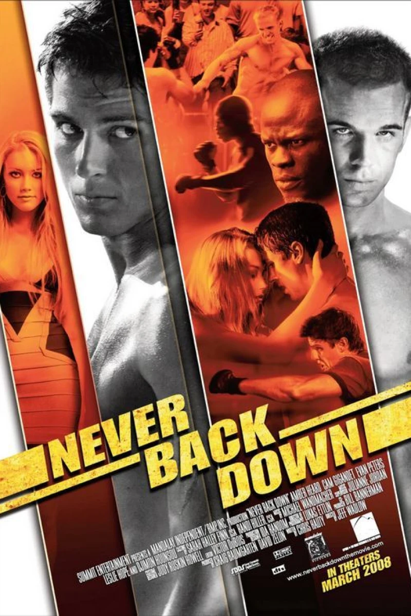 Never Back Down Plakat