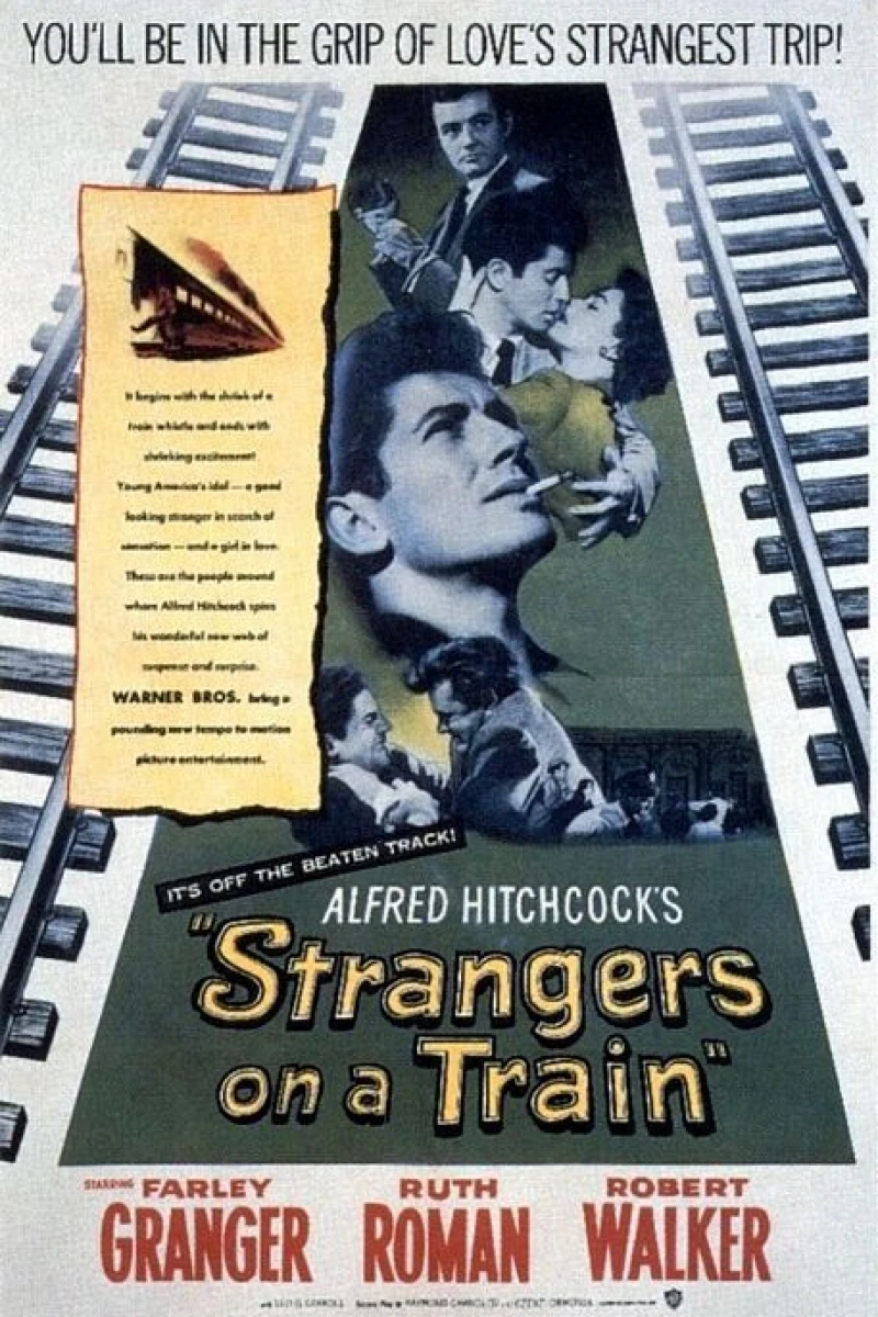 Strangers On a Train Plakat