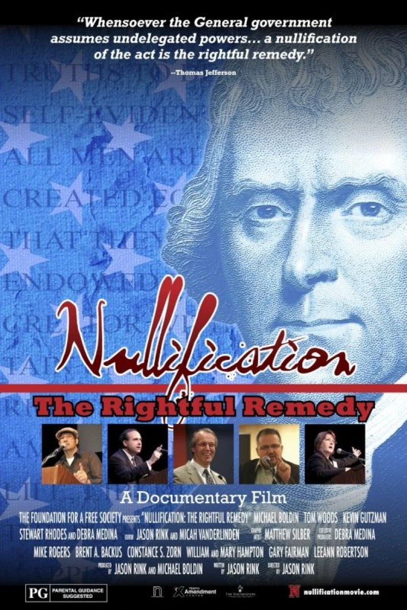 Nullification: The Rightful Remedy Plakat