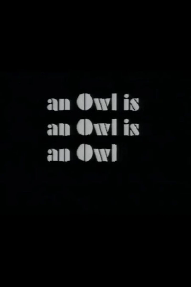 An Owl Is an Owl Is an Owl Plakat