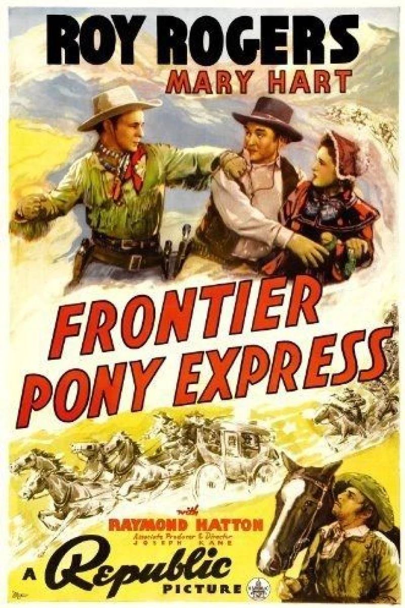 Frontier Pony Express Plakat