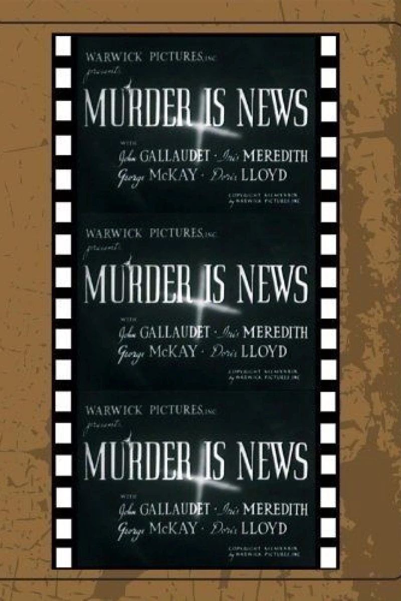 Murder Is News Plakat