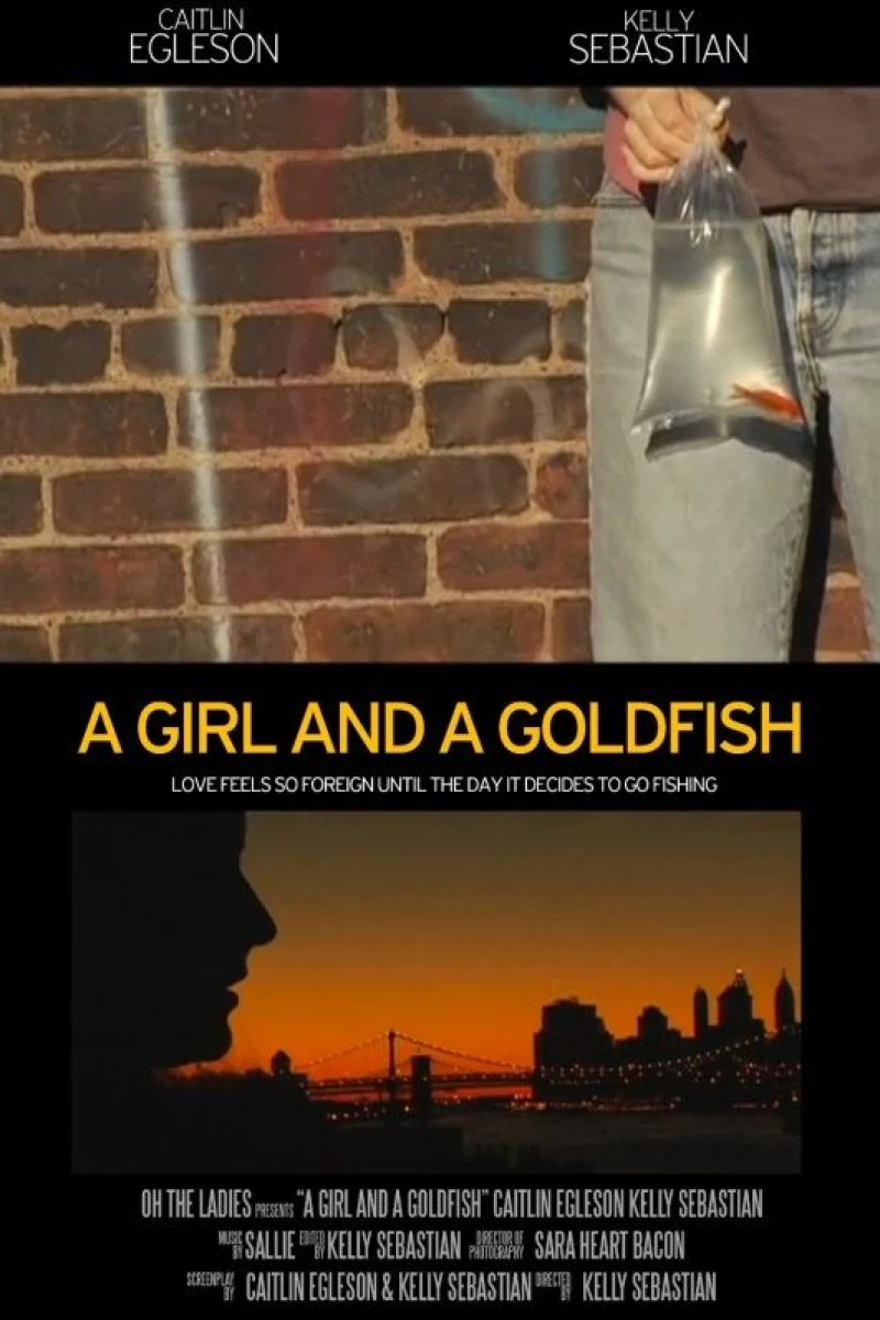 A Girl and a Goldfish Plakat