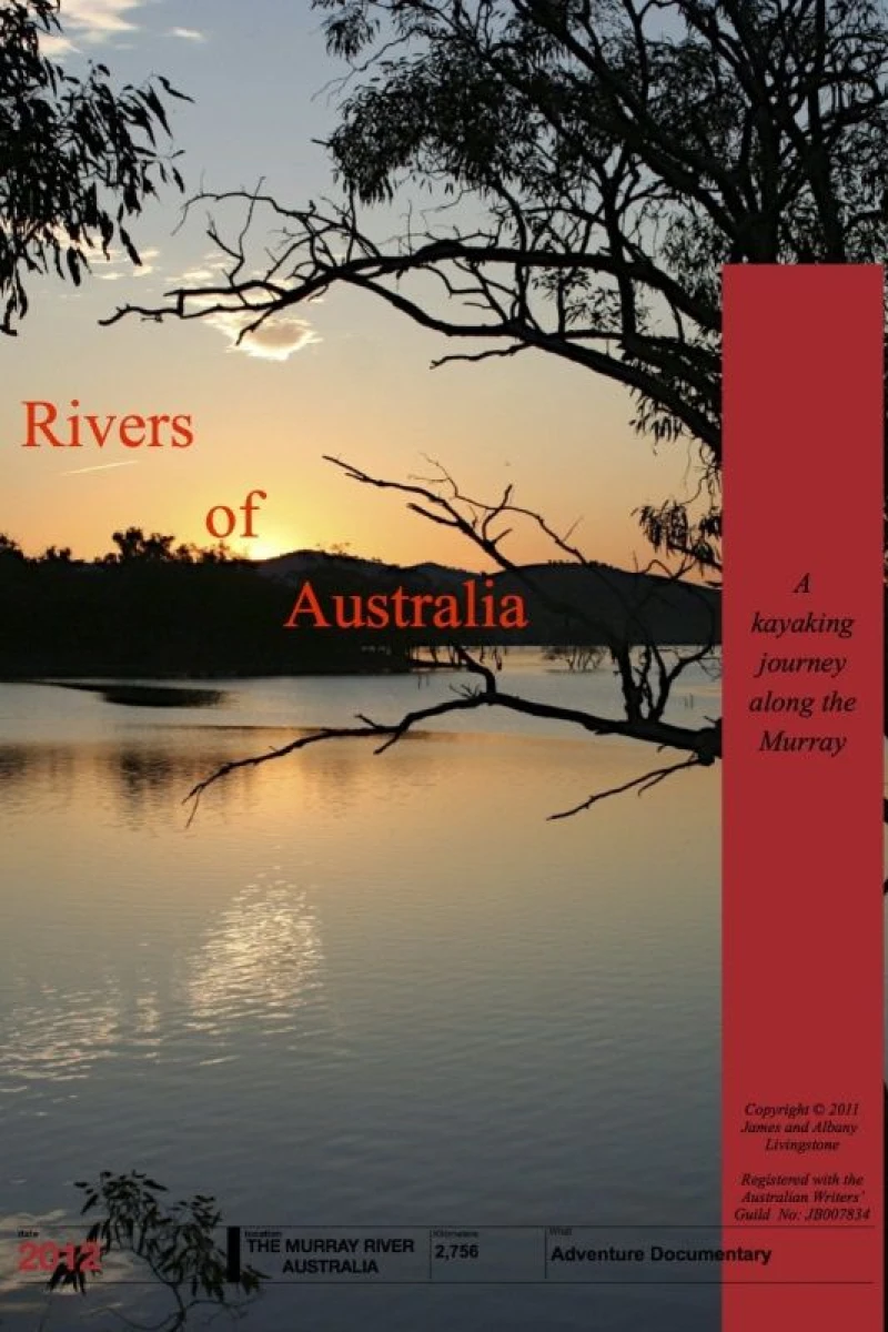 Rivers of Australia Plakat