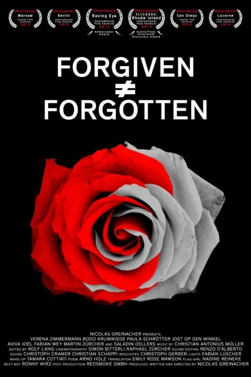Forgiven Is Not Forgotten Plakat