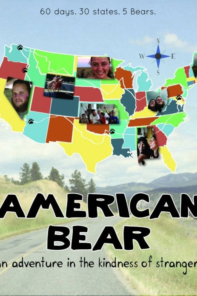 American Bear: An Adventure in the Kindness of Strangers Plakat