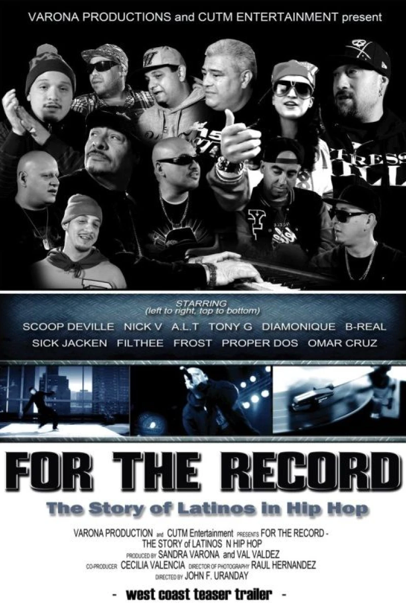 For the Record: The Story of Latinos in Hip Hop Plakat