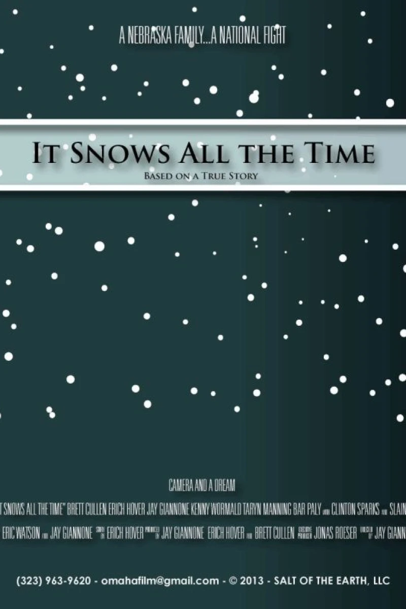 It Snows All the Time Plakat