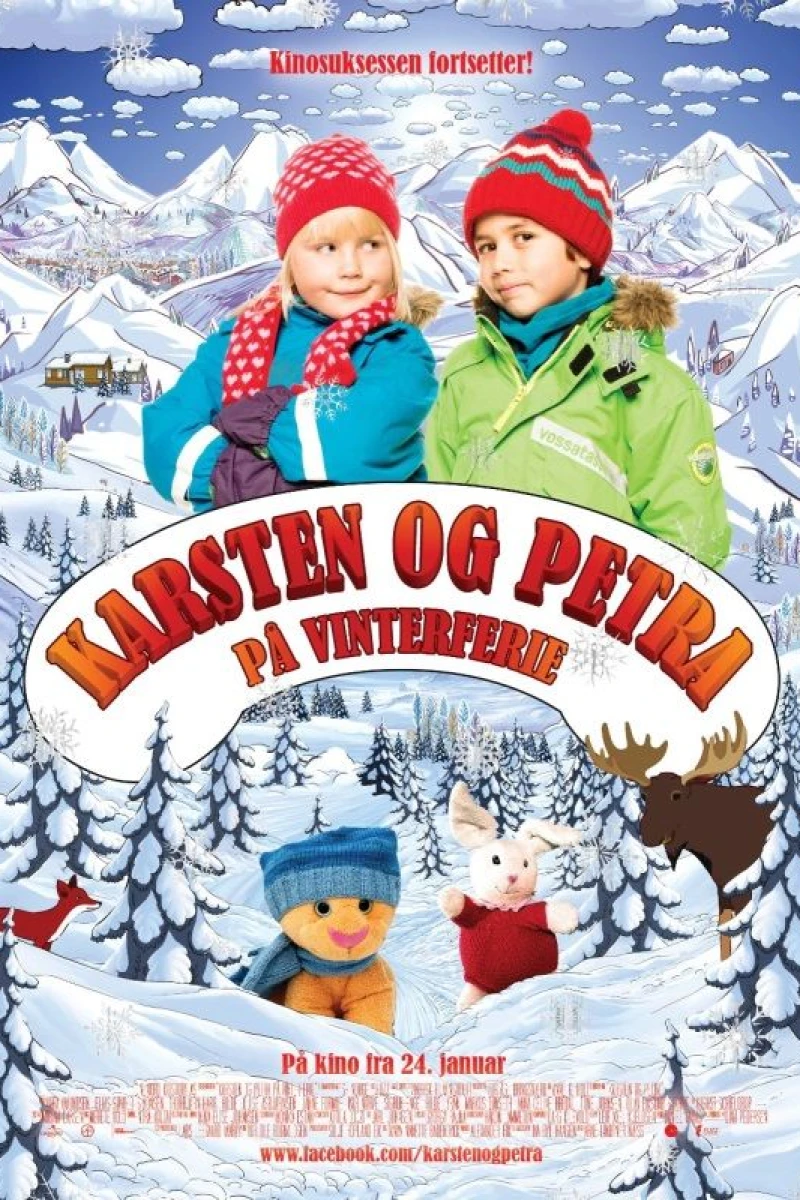 Kasper og Sofie på Vinterferie Plakat