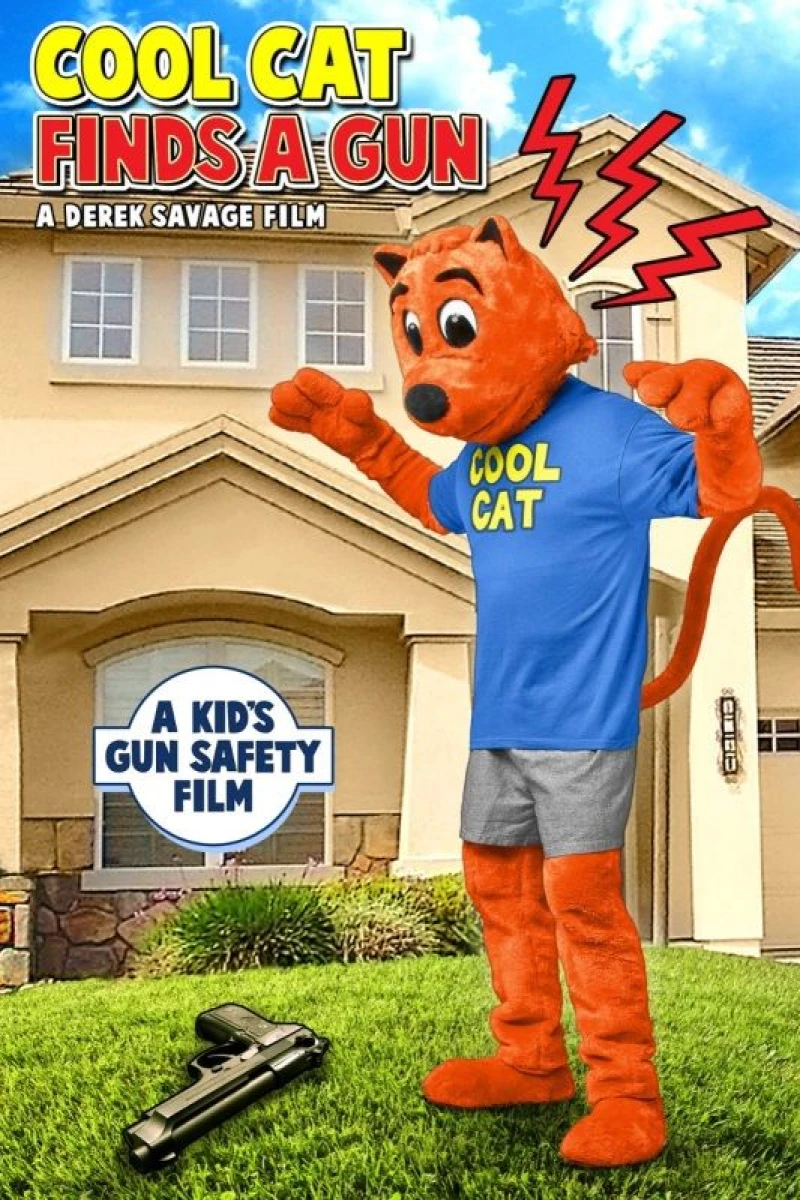 Cool Cat Finds a Gun Plakat