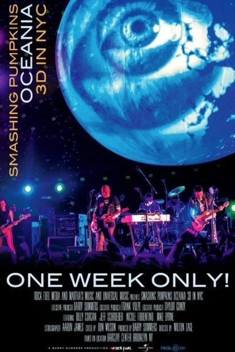 The Smashing Pumpkins: Oceania 3D Live in NYC Plakat