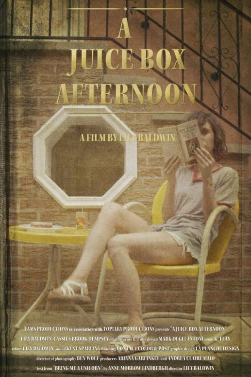 A Juice Box Afternoon Plakat