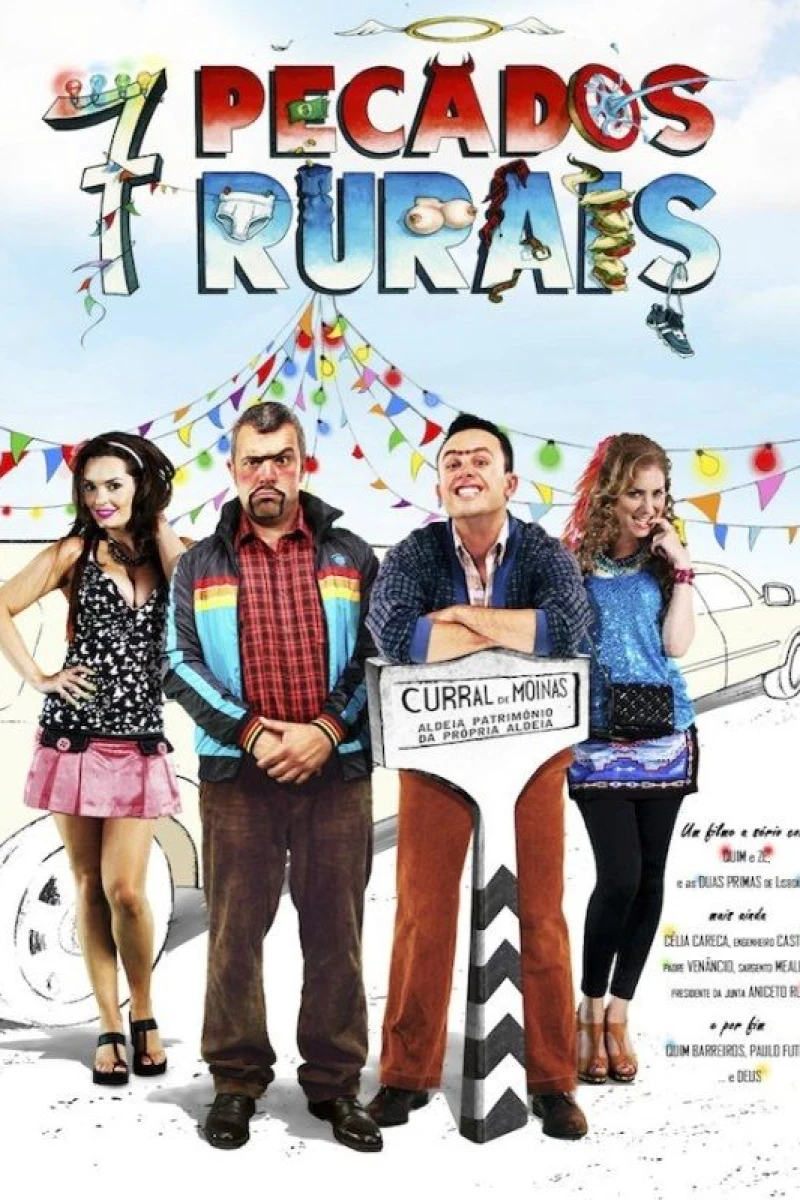 7 Pecados Rurais Plakat