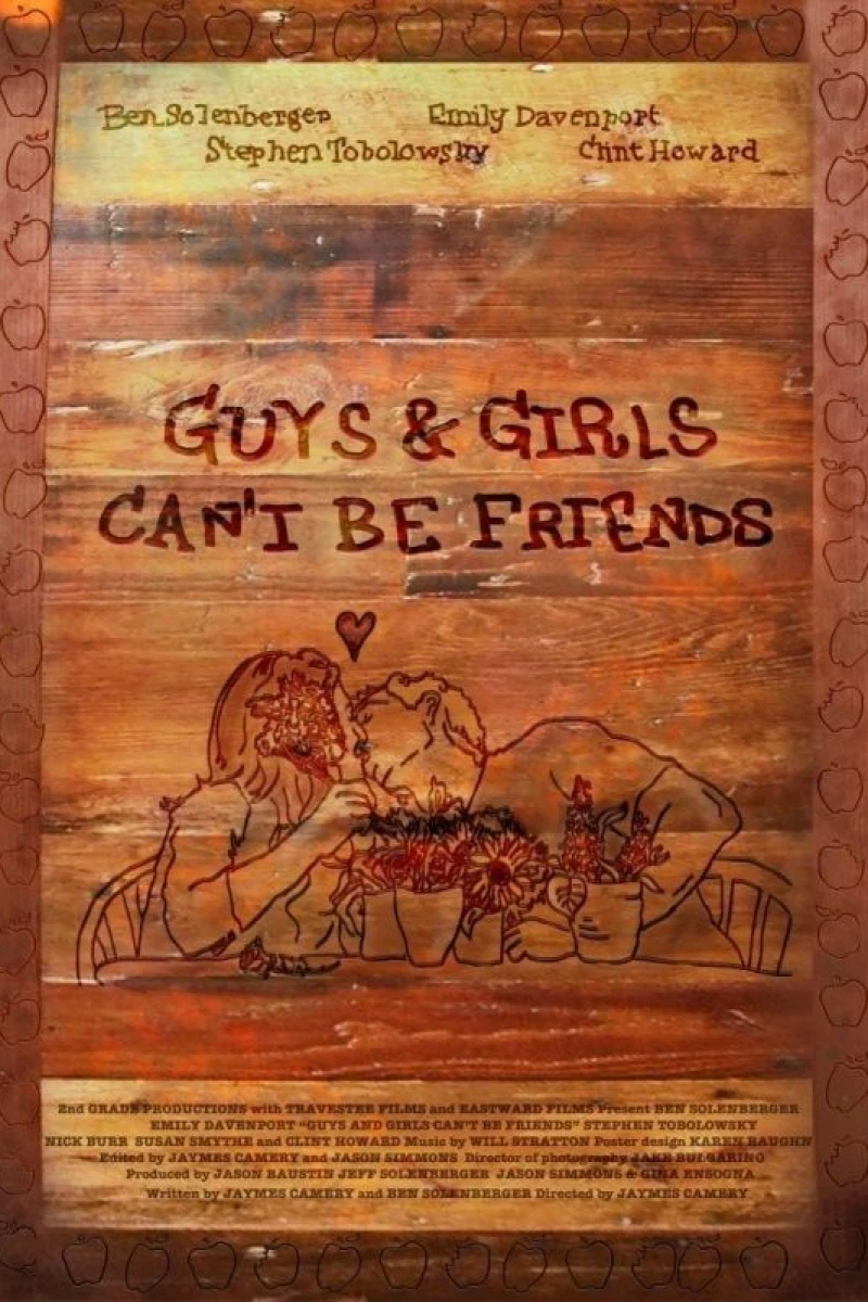 Guys and Girls Can't Be Friends Plakat