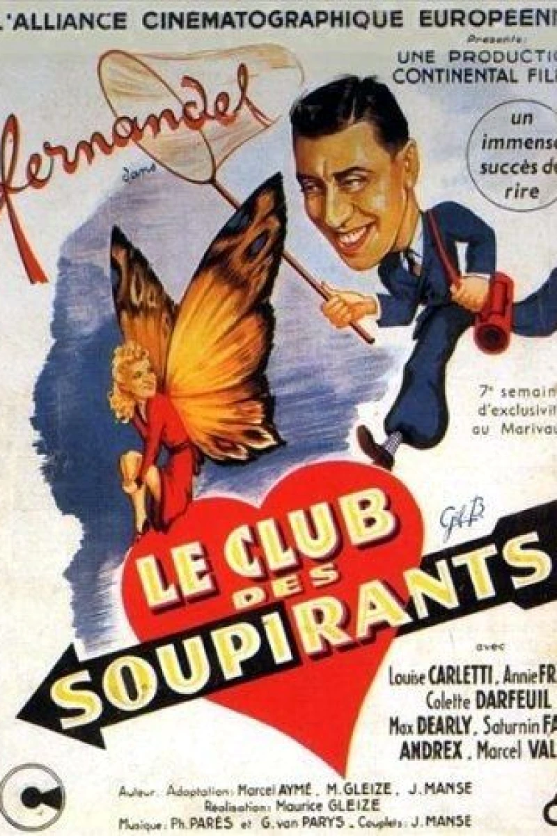 Le club des soupirants Plakat