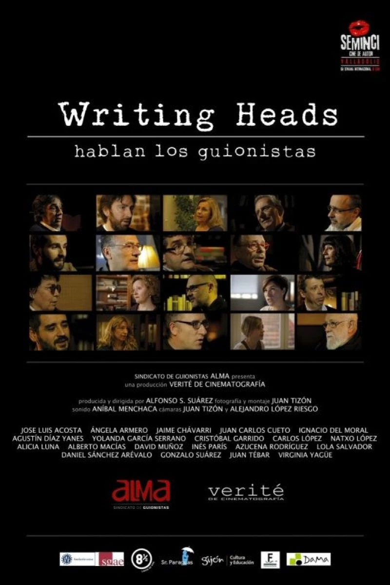 Writing Heads: Hablan los guionistas Plakat