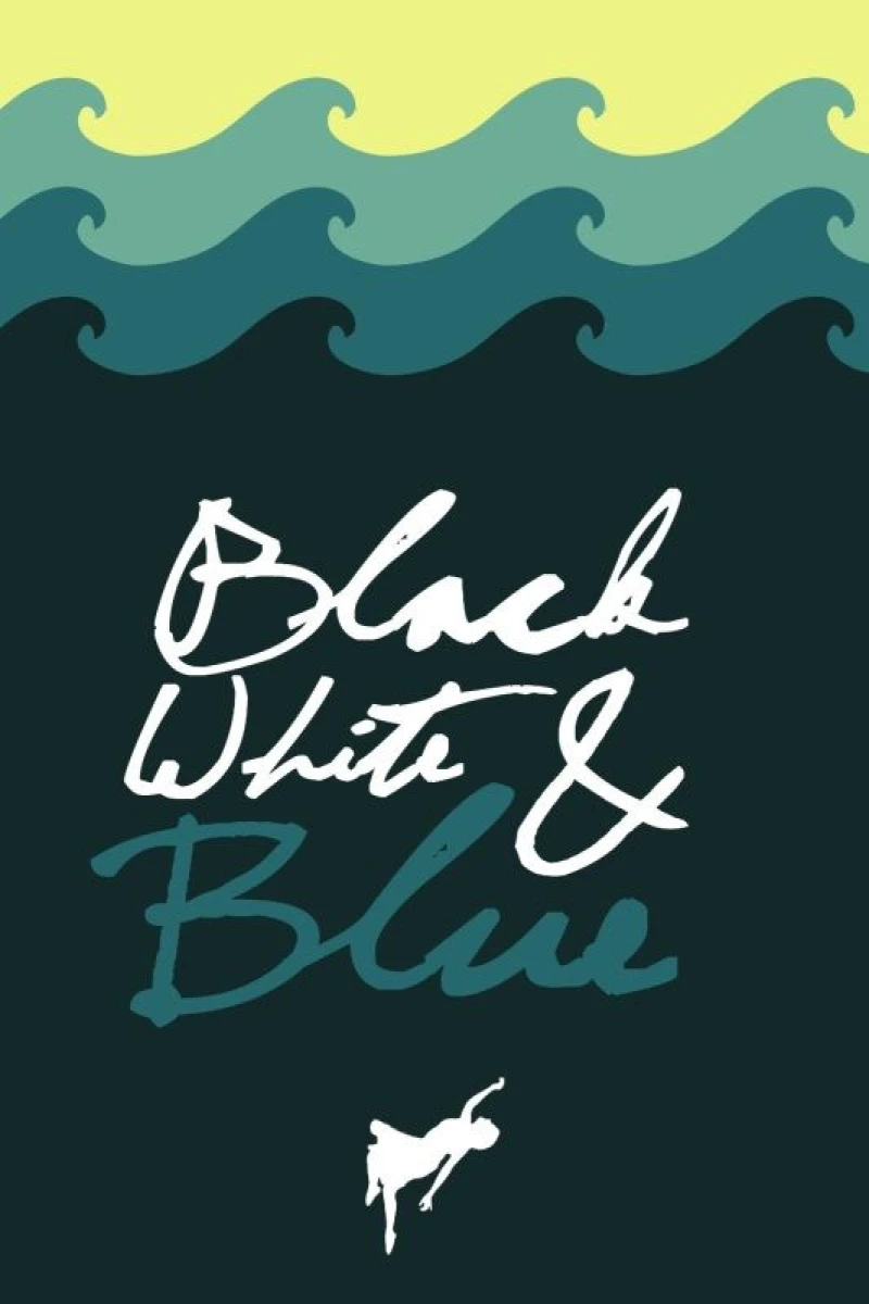 Black, White, Blue Plakat