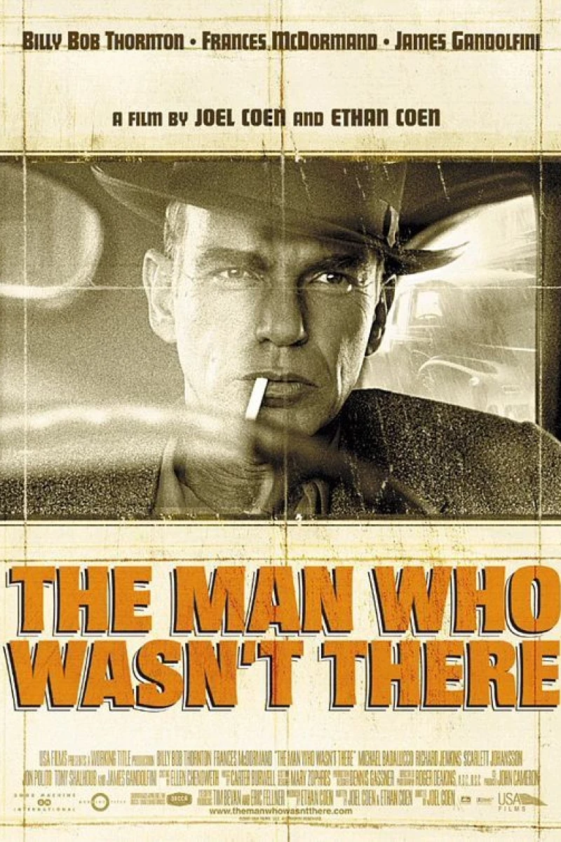 The Man Who Wasn't There Plakat